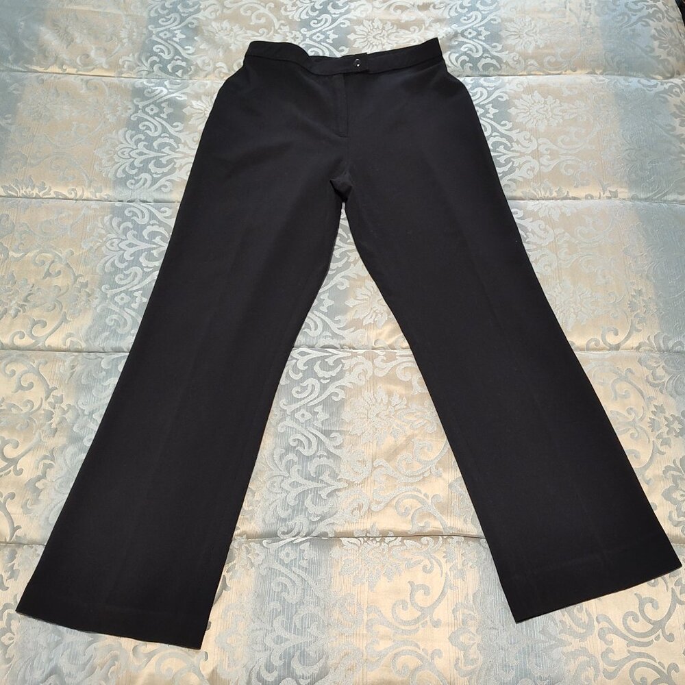 Worthington Petite stretch black dress pants, Excellent used condition, sz. 10P